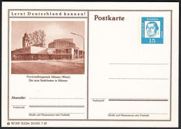 Germany 1963, Illustrated Postal Stationery "Theatre In Munster" Ref.bbzg - Cartes Postales Illustrées - Neuves