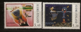 Finlande Finland 1997 N° 1346 / 7 ** Europa, Contes, Légende Lapone, Mika Launis, Harle D´or, Lune, Canard, Château - Unused Stamps