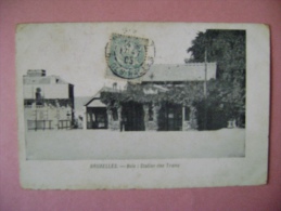 CP BRUXELLES  -  BOIS STATION DES TRAMS - ECRITE EN 1905 - Nahverkehr, Oberirdisch