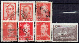 ARGENTINA # STAMPS FROM YEAR 1954 STANLEY GIBBONS NUMBER 862 863 874 - Usati