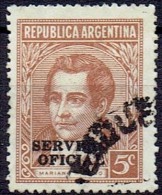 ARGENTINA # STAMPS FROM YEAR 1938 STANLEY GIBBONS NUMBER O671 - Officials