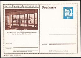 Germany 1963, Illustrated Postal Stationery "Bochum" Ref.bbzg - Cartes Postales Illustrées - Neuves