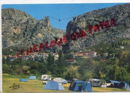 04 - MOUSTIERS SAINTE MARIE - VUE GENERALE ET LE CAMPING - Autres & Non Classés