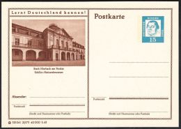 Germany 1963, Illustrated Postal Stationery "Marbach On Neckar" Ref.bbzg - Cartes Postales Illustrées - Neuves