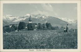 SUISSE AESCHI / Kirche Und Alpen / - Aeschi Bei Spiez