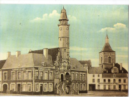 CPM   59    ORCHIES      L ANCIEN HOTEL DE VILLE  INCENDIE PAR LES ALLEMANDS 1914 - Orchies