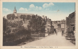 ( CPA 62 )  AUXI-LE-CHÂTEAU  /  Le Pont Neuf Et L'Église  - - Auxi Le Chateau