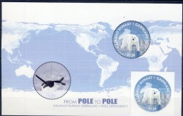 #Greenland 2014. From Pole To Pole. Bloc And Single Stamps. MNH(**) - Neufs