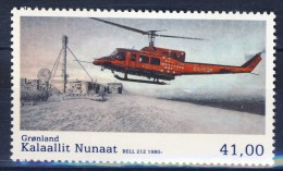 #Greenland 2014. Helicopter. MNH(**) - Unused Stamps