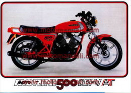 Moto Morini 500 SEI-V AT 1982 Depliant Originale Genuine Factory Brochure Prospekt - Motorräder