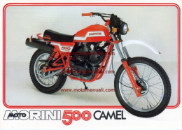 Moto Morini 500 Camel Enduro 2a Serie Depliant Originale Genuine Factory Brochure Prospekt - Motos