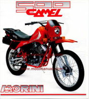 Moto Morini 500 Camel Enduro 3a Serie Depliant Originale Genuine Factory Brochure Prospekt - Motos
