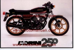 Moto Morini 250 1980 Depliant Originale Genuine Factory Brochure Prospekt - Motorräder