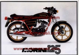 Moto Morini 125 1980 Depliant Originale Genuine Factory Brochure Prospekt - Moto