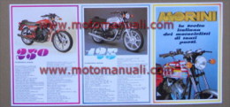 Moto Morini PRODUZIONE - PRODUCTION 1980 Depliant Originale Genuine Factory Brochure Prospekt - Motor Bikes