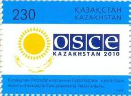 KAZ 2010-668 KAZ AND EU COOPERATION, KAZAKISTAN, 1 X 1v, MNH - EU-Organe