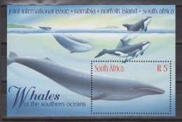 Zuid Africa South Africa Blok Sheet MNH; Walvis, Whale, Ballena, Baleine - Balene