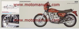 Benelli 654 Depliant Originale Genuine Factory Brochure Prospekt - Motor Bikes