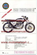 Benelli 650 TORNADO S AVVIAMENTO ELETTRICO 1972 Depliant Originale Genuine Factory Brochure Prospekt - Motor Bikes