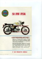 Benelli 250 SPORT SPECIAL 1970 Depliant Originale Genuine Factory Brochure Prospekt - Motorräder