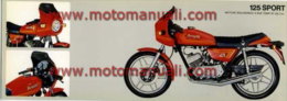 Benelli 125 SPORT 2C 1980 Depliant Originale Genuine Factory Brochure Prospekt - Motor Bikes
