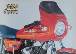 Benelli 125 SPORT 2C 1980 Depliant Originale Genuine Factory Brochure Prospekt - Motos