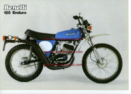 Benelli 125 ENDURO 1976 Depliant Originale Genuine Factory Brochure Prospekt - Moto