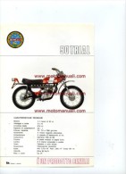 Benelli 90 TRIAL 1972 Depliant Originale Genuine Factory Brochure Prospekt - Motos