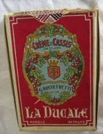 Jeu De 32 Cartes à Jouer La Ducale Publicitaire Crème De Cassis G. ROCHEFRETTE Dijon  - Carte Pub - 32 Cards