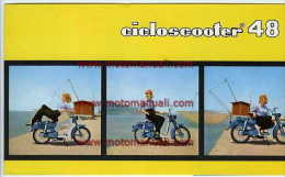 Benelli 48 CICLOSCOOTER 1965 Depliant Originale Genuine Factory Brochure Prospekt - Motor Bikes