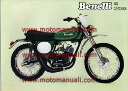 Benelli 50 CROSS 1976 Depliant Originale Genuine Factory Brochure Prospekt - Moto
