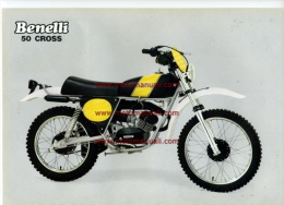 Benelli 50 CROSS 1978 Depliant Originale Genuine Factory Brochure Prospekt - Motor Bikes