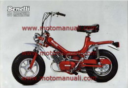 Benelli 50 MAGNUM 5V 1976 Depliant Originale Genuine Factory Brochure Prospekt - Motor Bikes