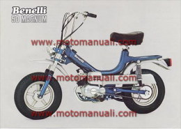 Benelli 50 MAGNUM 3V 1976 Depliant Originale Genuine Factory Brochure Prospekt - Motor Bikes