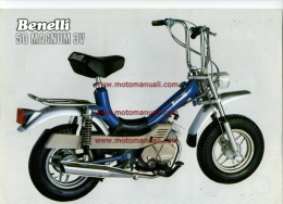 Benelli 50 MAGNUM 3V 1978 Depliant Originale Genuine Factory Brochure Prospekt - Motor Bikes