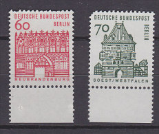 BERLIN 247-248, Postfrisch **, Mit Unterrand - Rollenmarken