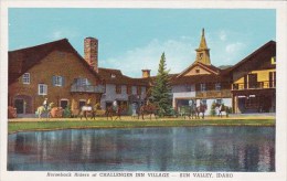 Horseback At Challenger Inn Village Sun Valley Idaho - Sonstige & Ohne Zuordnung