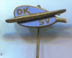 Rowing, Kayak, Canoe - German Canoe Sports Association, East Germany DDR, Vintage Pin, Badge, Enamel - Rudersport