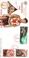 INDONESIE. N°540-2 De 1968 Sur Enveloppe 1er Jour (FDC). Scoutisme. - Lettres & Documents