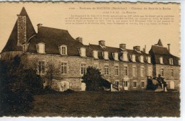 CPA 56 ENVIRONS DE MAURON CHATEAU DU BOIS DE LA ROCHE - Otros & Sin Clasificación