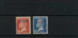 - FRANCE COLONIES .ALGERIE 1924/39 . TIMBRES DE 1924/25 . NEUFS . - Ungebraucht