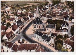 REF 203  CPSM 45 OUZOUER SUR LOIRE Vue Panoramique Aérienne - Ouzouer Sur Loire