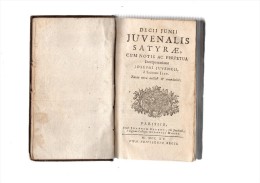 Decii Junii Juvenalis Satyrae,cum Notis Ac Perpetua Interpretatione Josephi Juvencii.504pages & 30 Pages. 1715.in-12. - 1701-1800