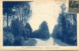 CPA 56  MOHON ENTREE DE LA FORET 1931 - Other & Unclassified