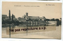 - ÈCUELLES - Vue Prise En Aval De La Saône, Barque, écrite, TBE, Sans.. - Altri & Non Classificati