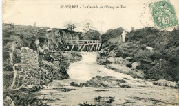 CPA 56  PLOERMEL LA CASCADE DE L ETANG AU DUC 1906 - Ploërmel