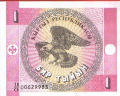 KAZAKHSTAN - BILLETE DE 1 TYIN, AÑO 1993 - Kazakhstán