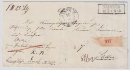 Polen, Preußen (ca. 1860),  " Stettin-Pachk. " , S68 - Lettres & Documents