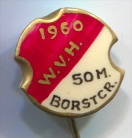 SWIMMING - W.V.H. BORSTCR. 50m 1960., Netherlands, Old Pin, Badge - Schwimmen