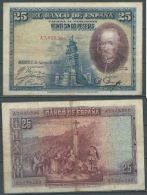 SPAIN 25 PTAS 15-08-1923 - 100 Pesetas